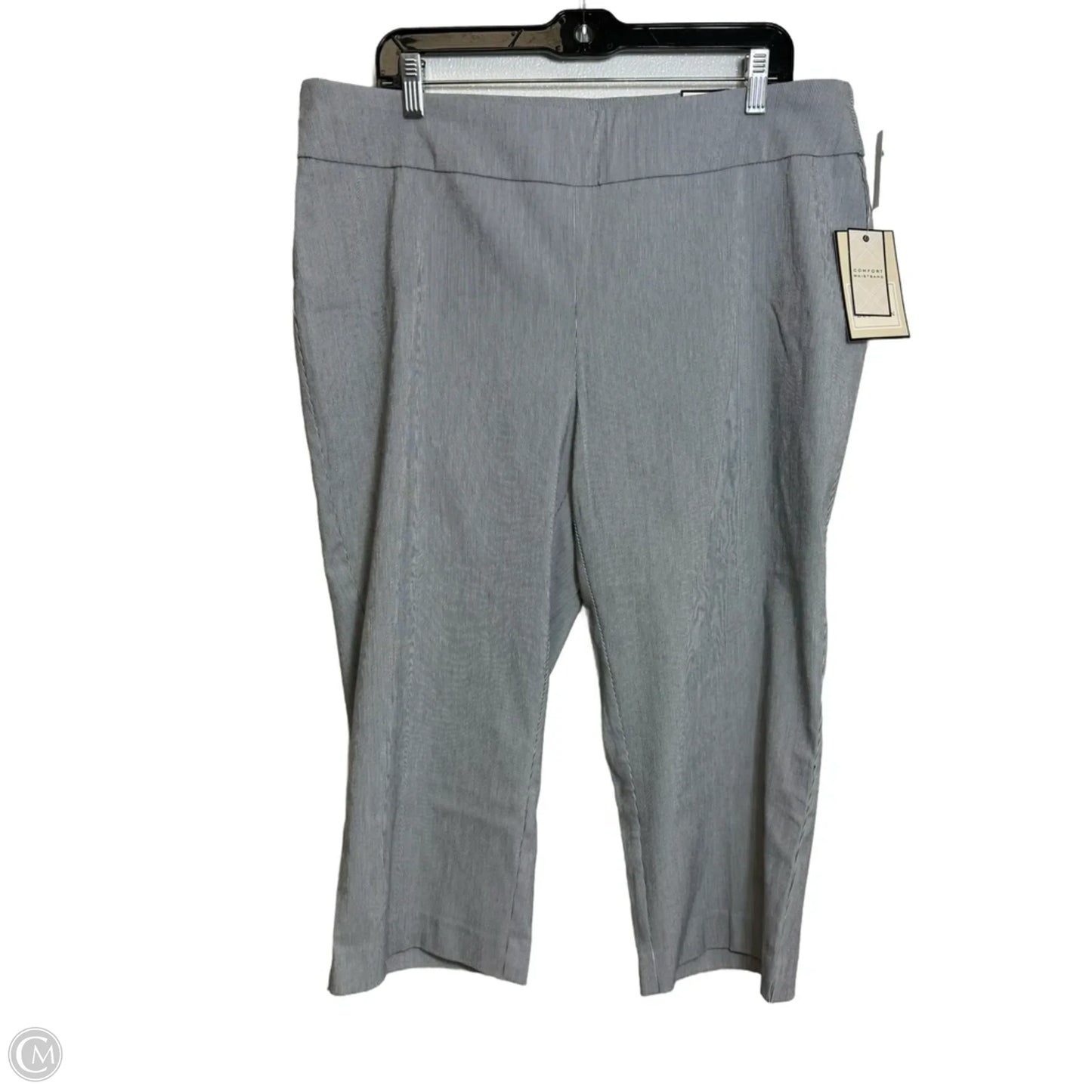 Capris By Dana Buchman In Black, Size: Xl