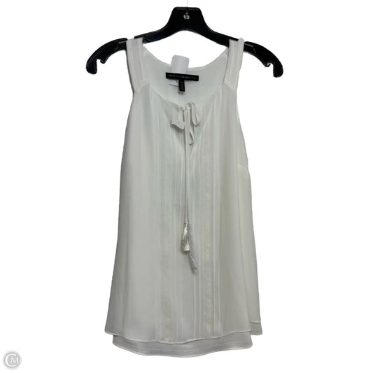 Top Sleeveless By White House Black Market In White, Size: Xs