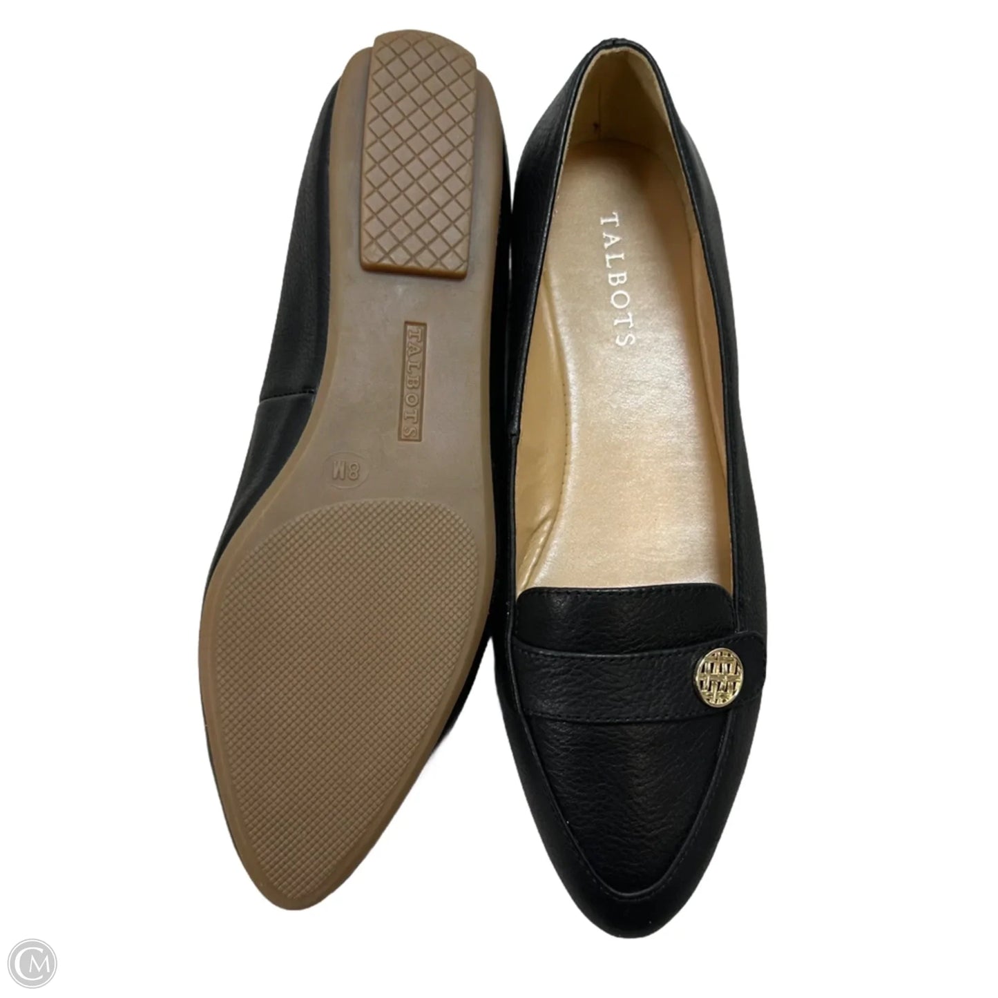 Shoes Flats By Talbots In Black, Size: 8