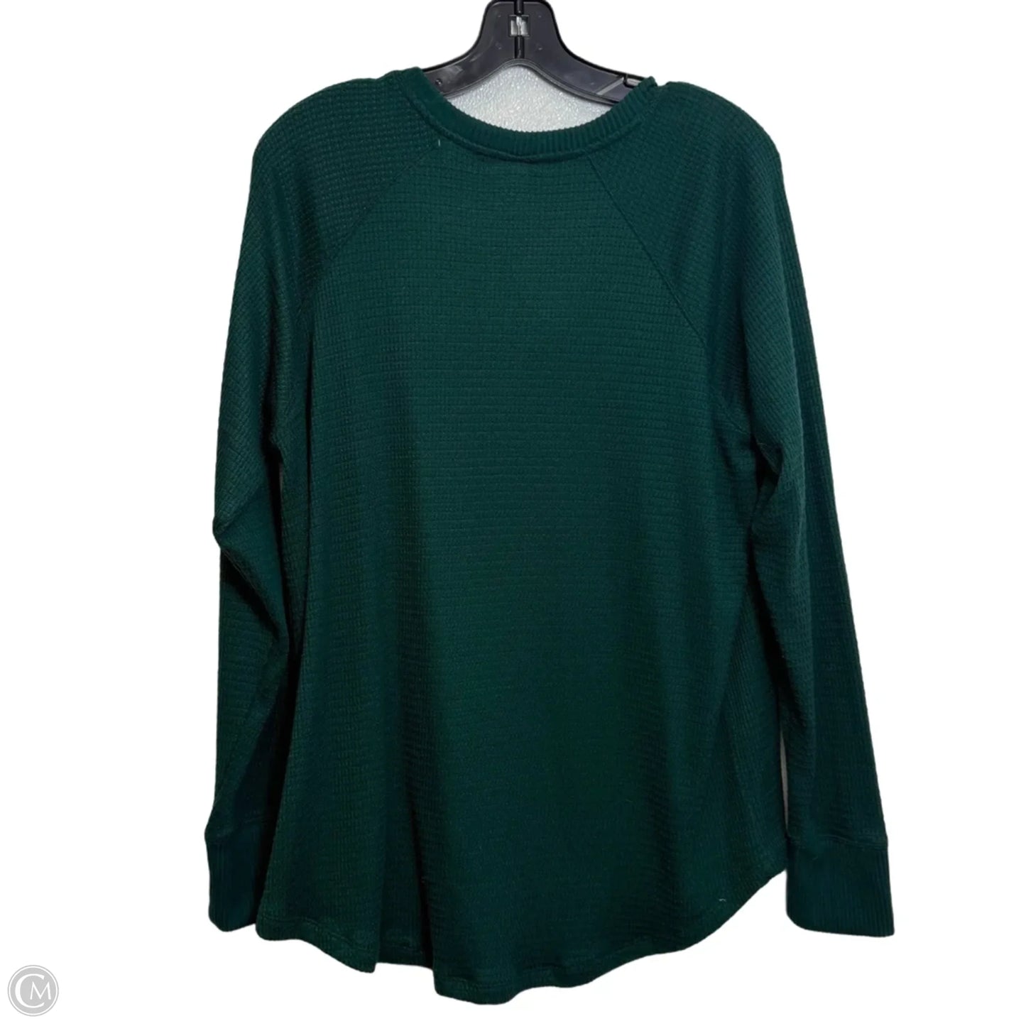 Top Long Sleeve By American Eagle In Green, Size: Xl