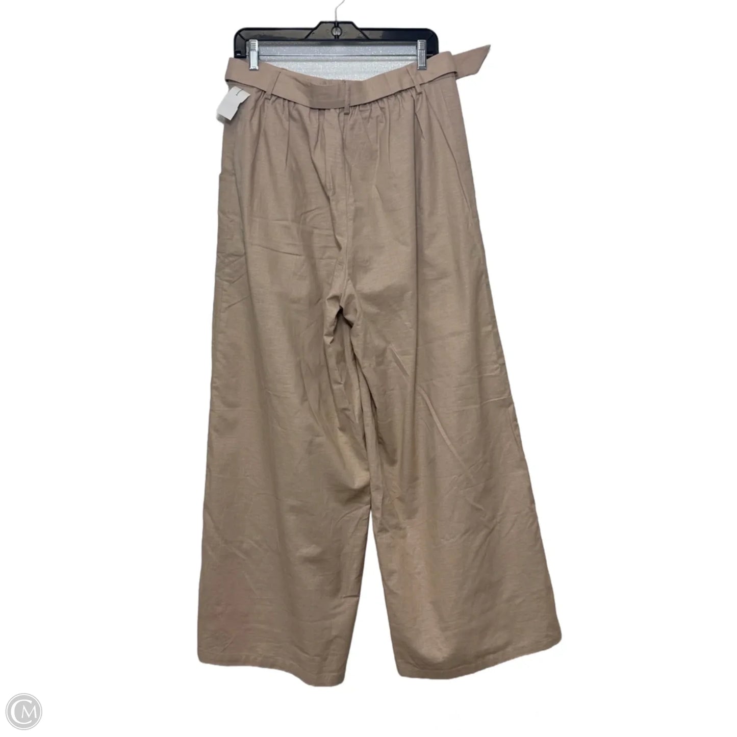Pants Wide Leg By Petal & Pup In Tan, Size: L