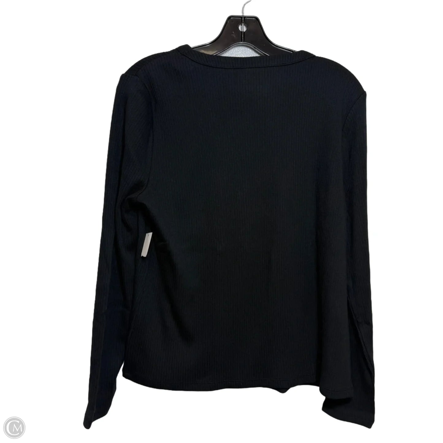 Top 2pc Long Sleeve By Talbots In Black, Size: Lp