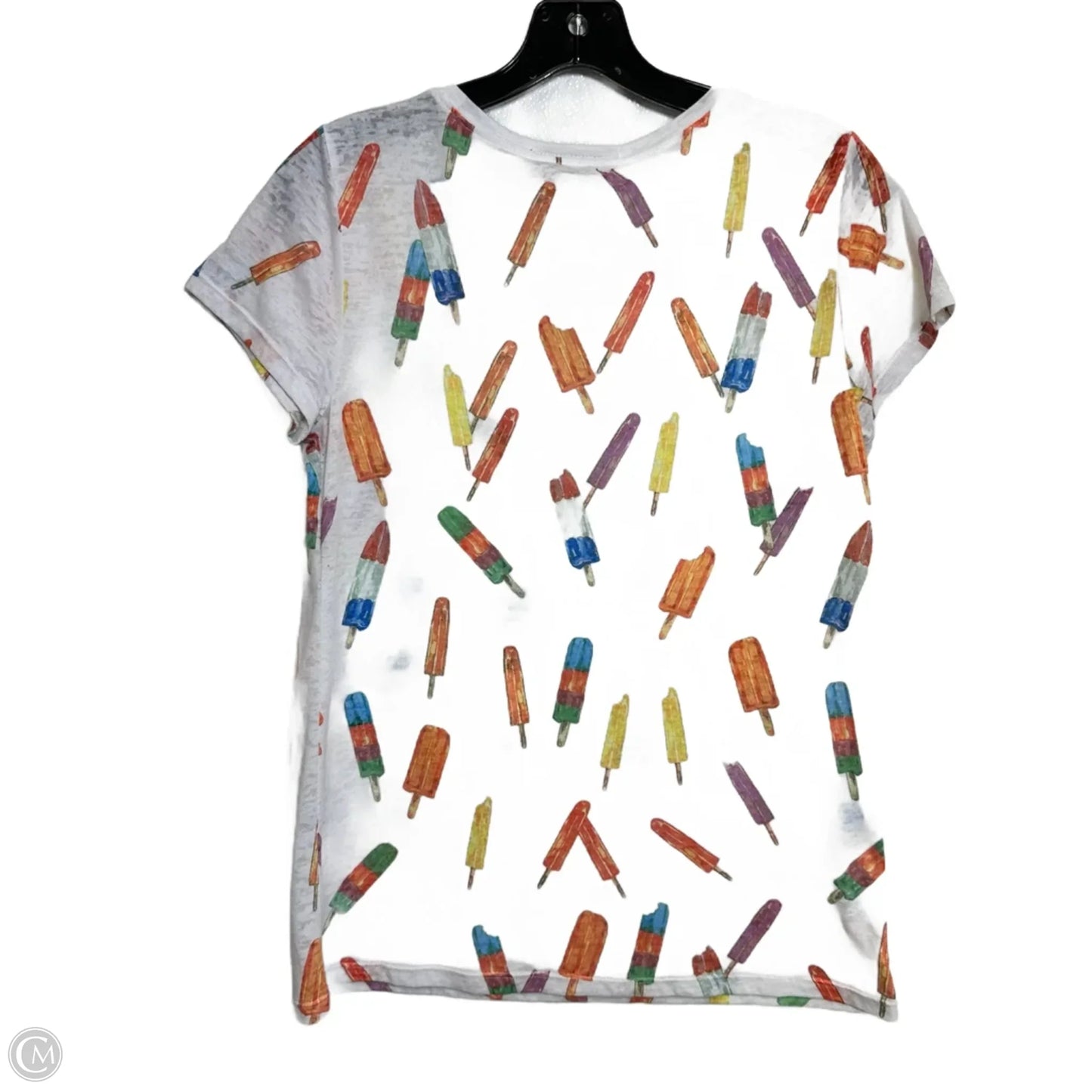 Top Short Sleeve By Inc In White, Size: M