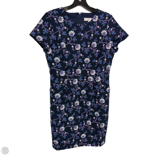 Dress Party Short By Loft In Floral Print, Size: S