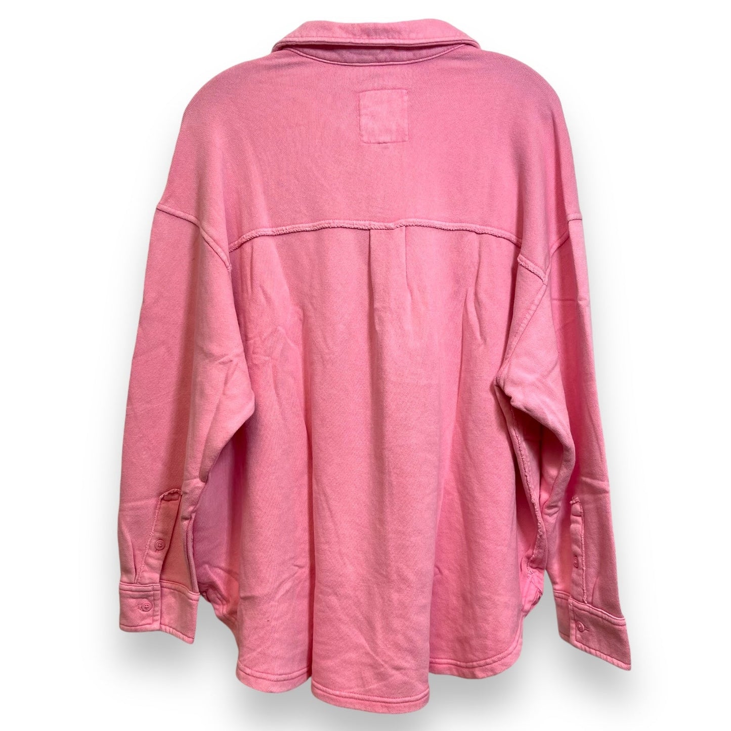 Top Long Sleeve By Aerie In Pink, Size: S