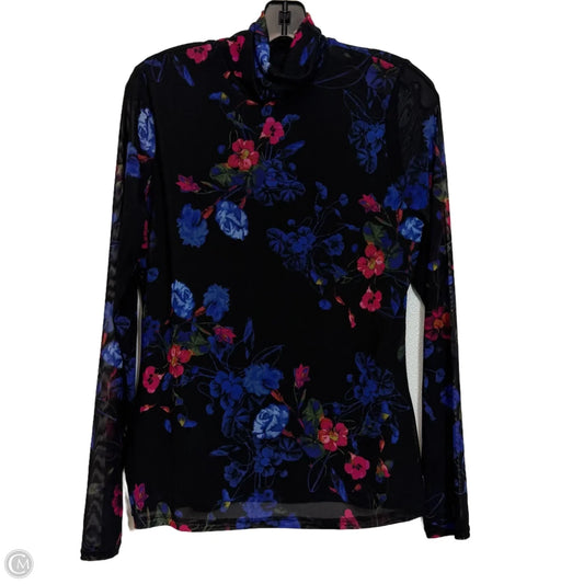Top Long Sleeve By Inc In Floral Print, Size: M