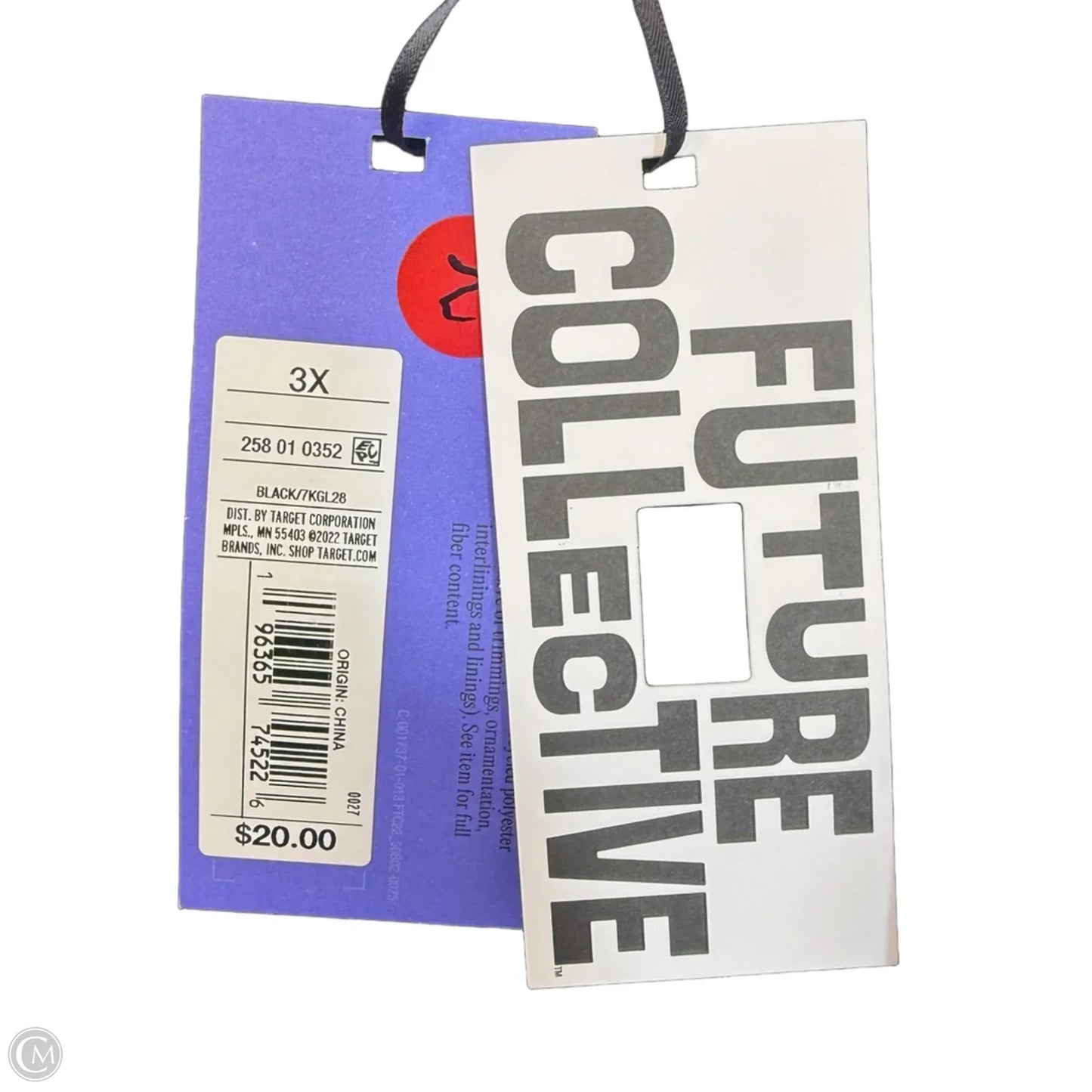 Athletic Top Short Sleeve By Future Collective In Black, Size: 3x