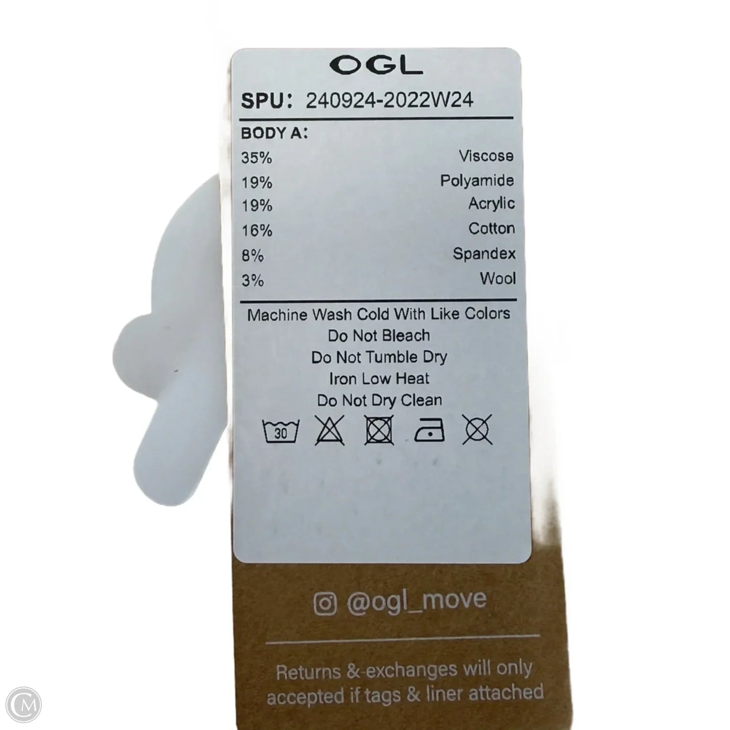 Top Sleeveless By OGL In Taupe, Size: M