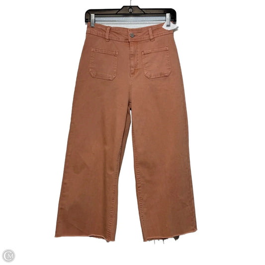 Pants Cropped By Oat In Orange, Size: 2