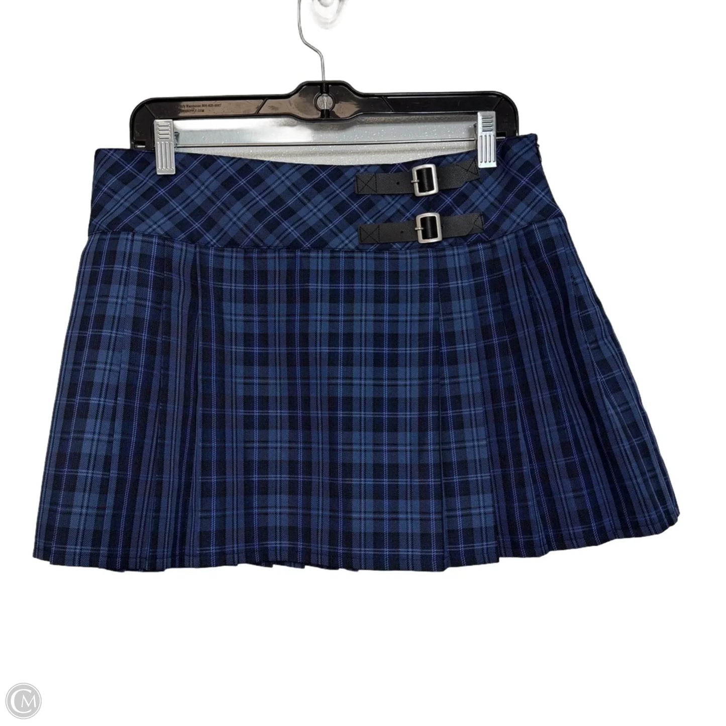 Skirt Mini & Short By Steve Madden In Plaid Pattern, Size: 8