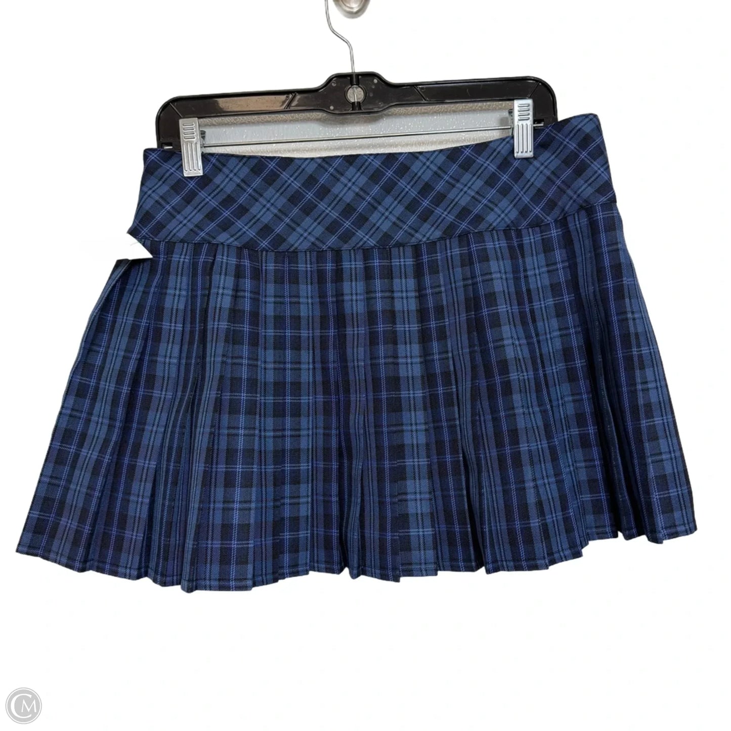 Skirt Mini & Short By Steve Madden In Plaid Pattern, Size: 8