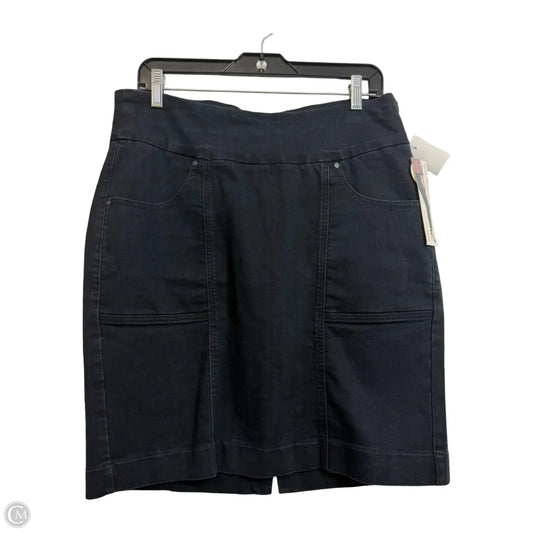Skirt Mini & Short By Jag In Blue Denim, Size: 16