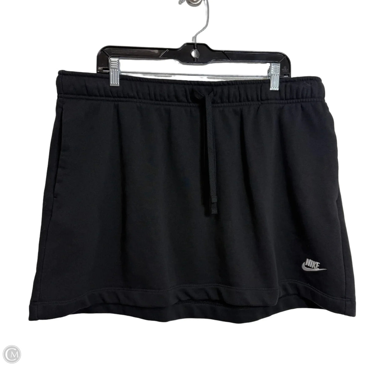 Athletic Skort By Nike In Black, Size: Xl