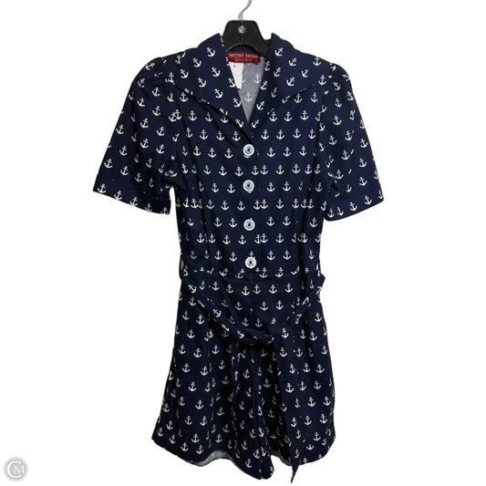 Romper By BRITISH RETRO In Nautical Print, Size: M