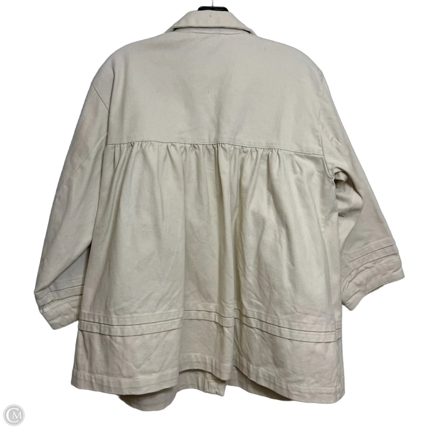 Jacket Denim By Maeve In Cream, Size: S