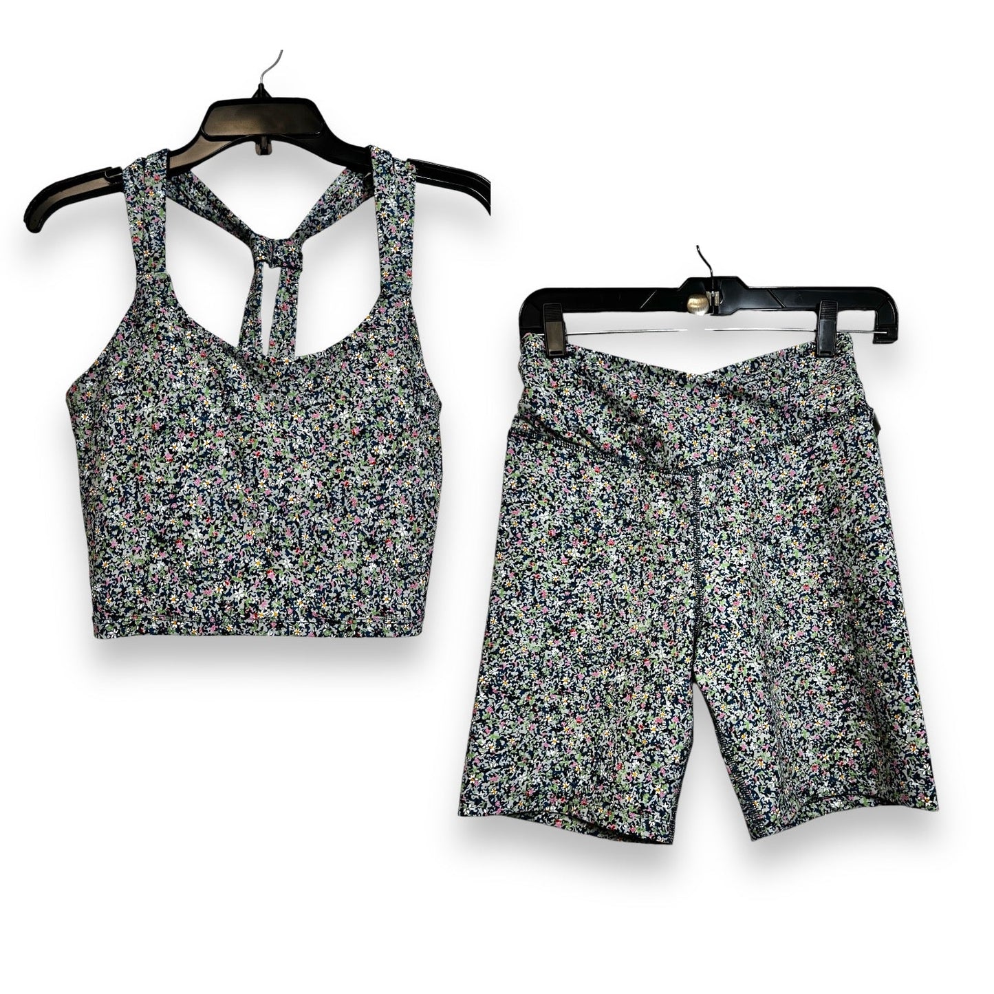 Athletic Shorts 2pc By Sage In Floral Print, Size: M