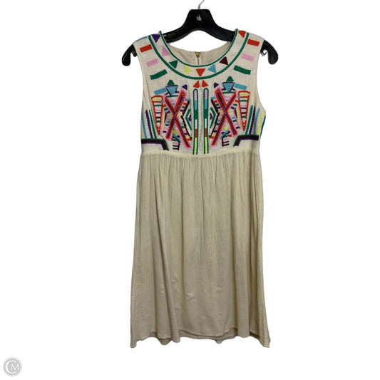 Dress Casual Midi By Christina In Multi-colored, Size: S
