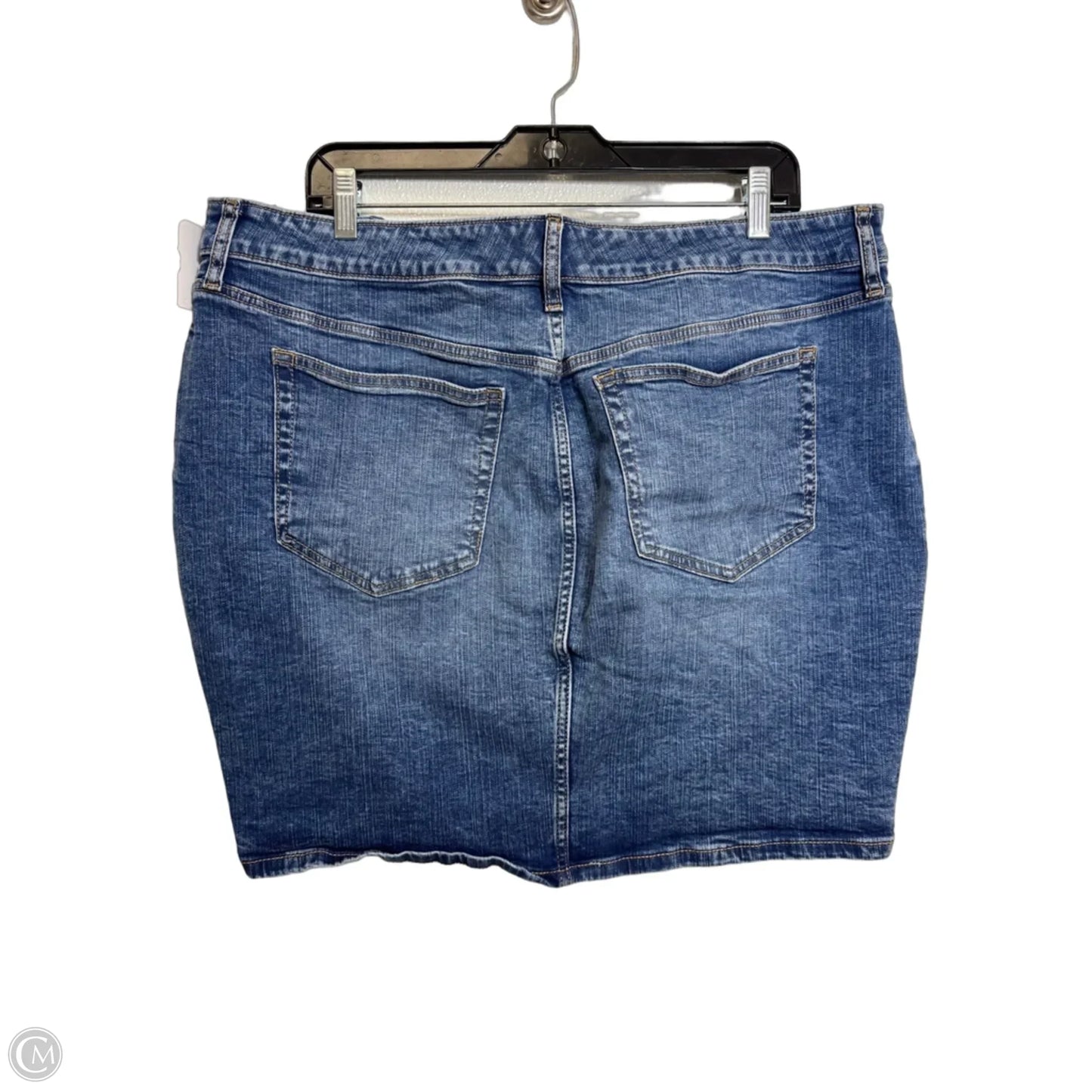 Skirt Mini & Short By Torrid In Blue Denim, Size: 18
