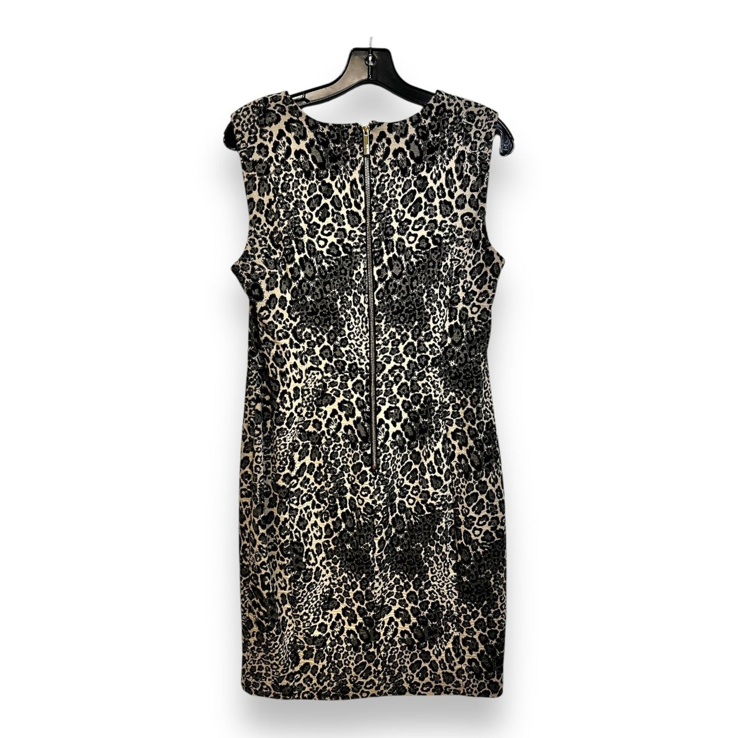 Dress Casual Midi By Calvin Klein In Animal Print, Size: 12