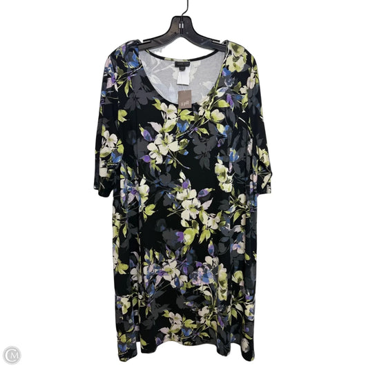 Dress Casual Short By J. Jill In Floral Print, Size: Xlp