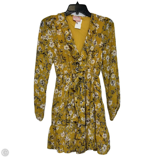 Dress Casual Short By Mumu In Yellow, Size: Xs