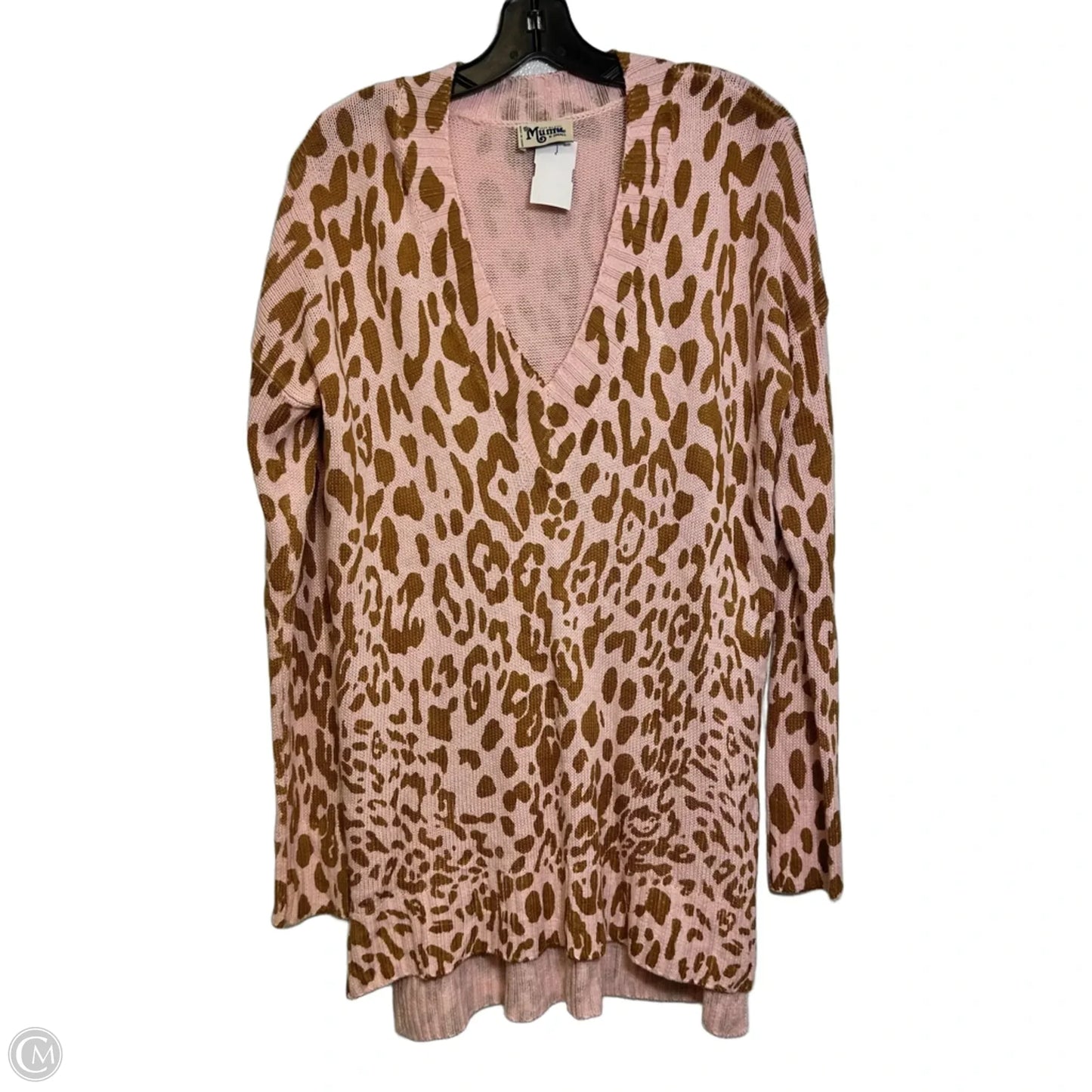 Top Long Sleeve By Mumu In Animal Print, Size: Xs