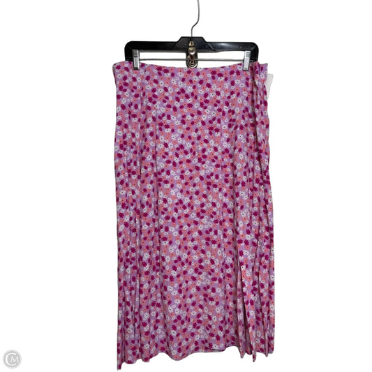 Skirt Midi By On 34th In Pink, Size: L