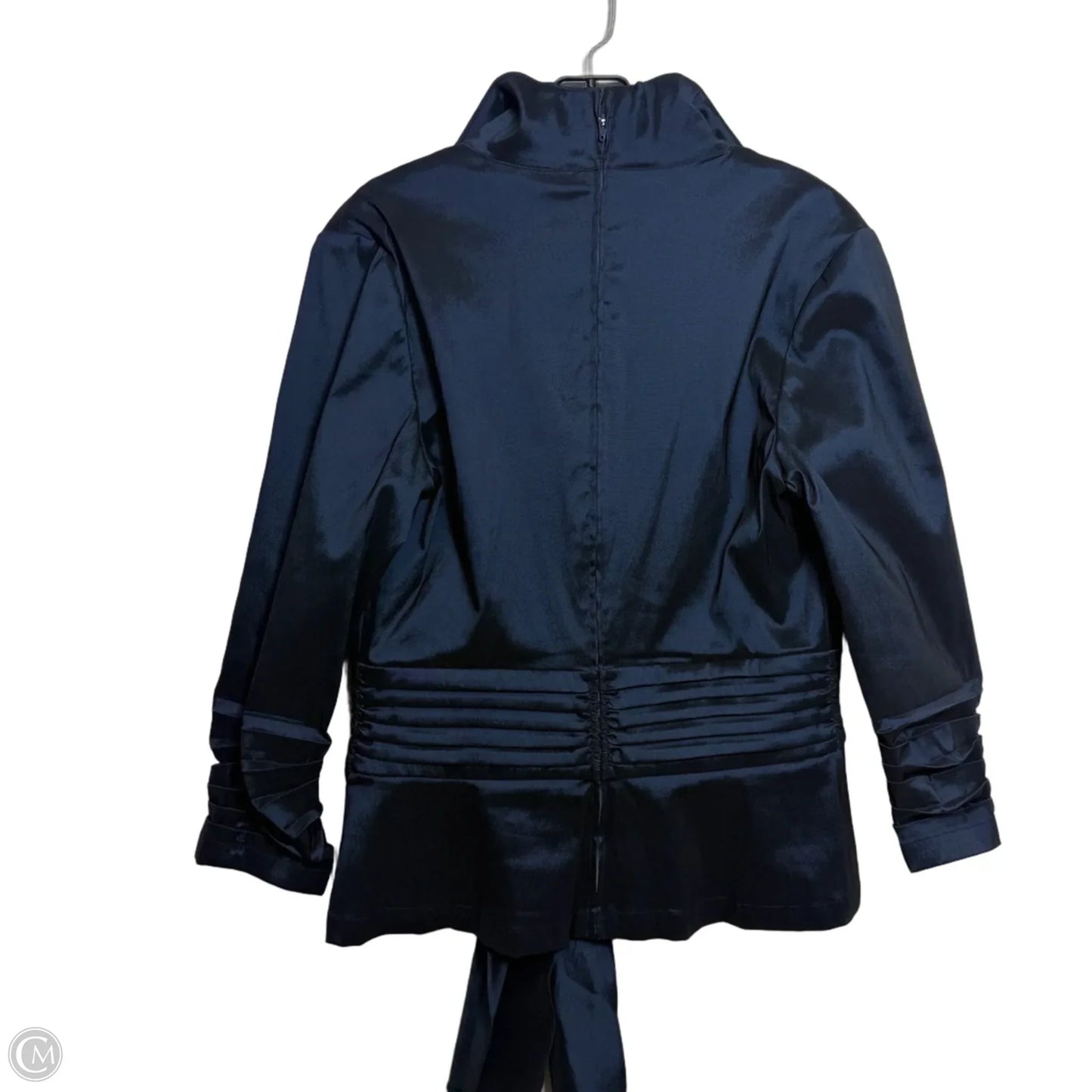 Blouse 3/4 Sleeve By Tadashi In Navy, Size: 12
