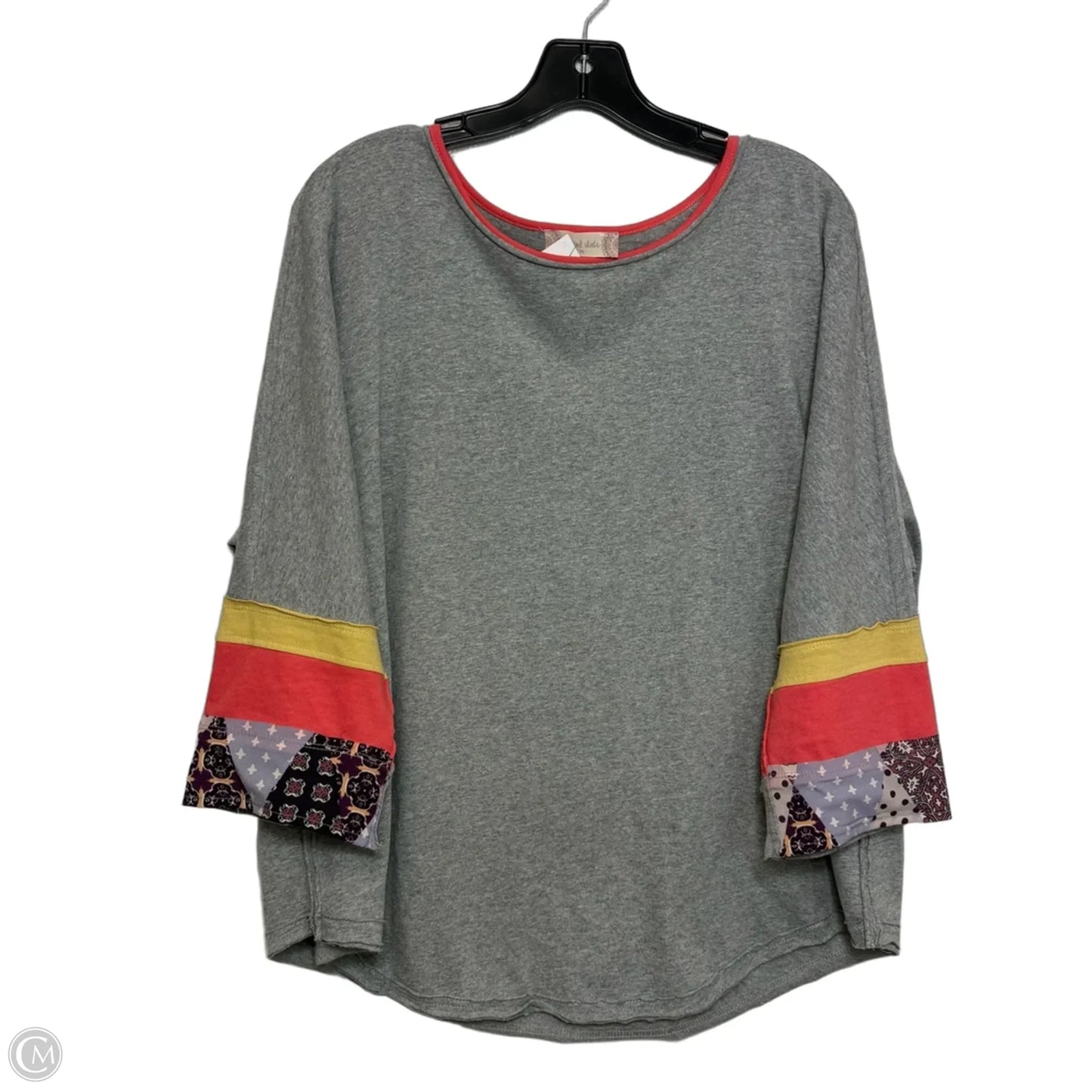 Top Long Sleeve By Altard State In Grey, Size: M