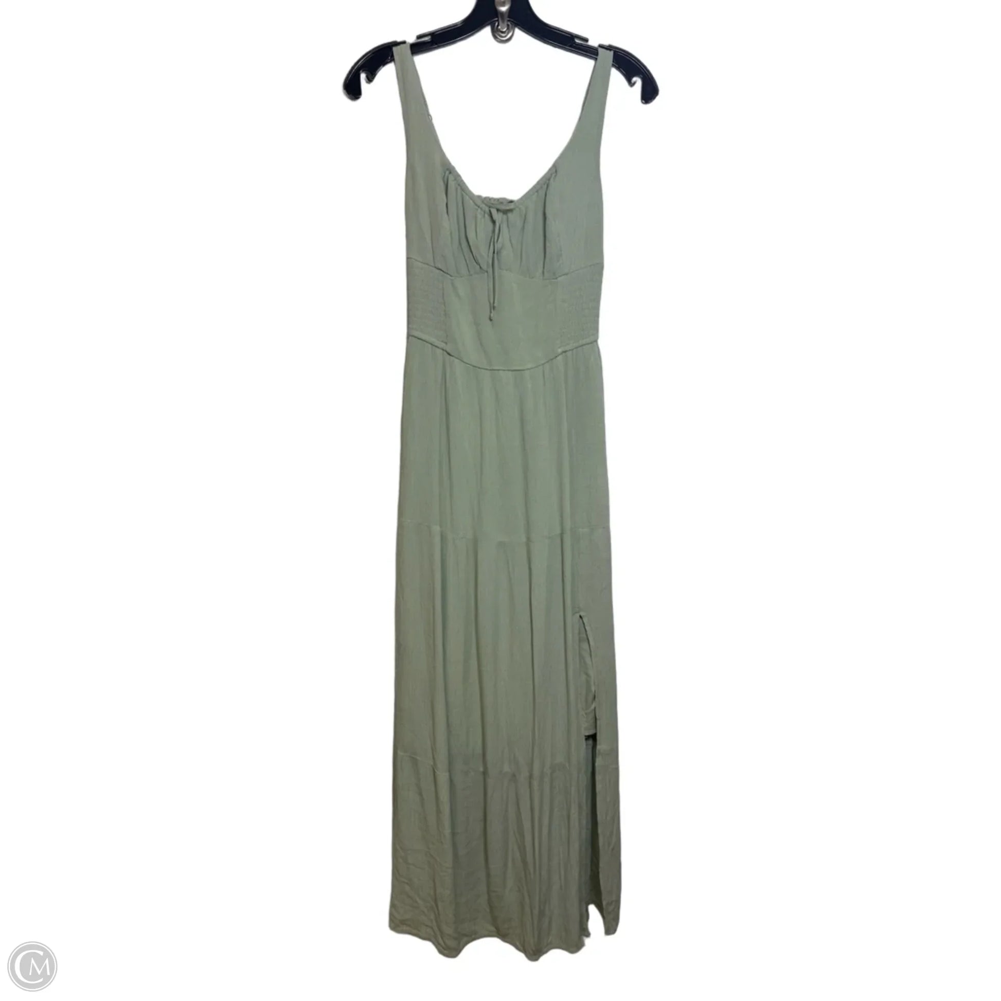 Dress Casual Maxi By Hollister In Green, Size: Xs Dress Casual Maxi By Hollister In Green, Size: Xs