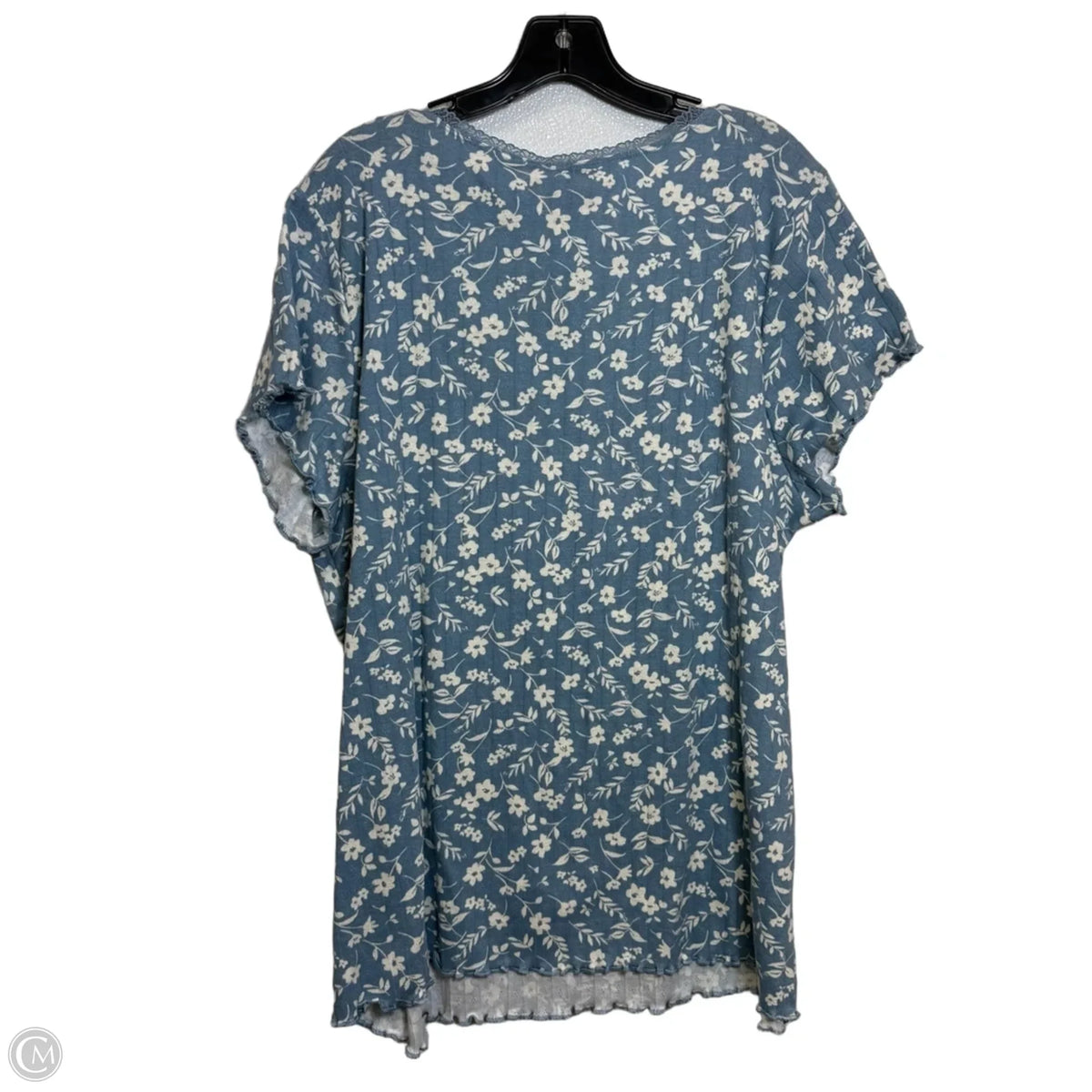 Top Short Sleeve By Torrid In Blue, Size: 3x