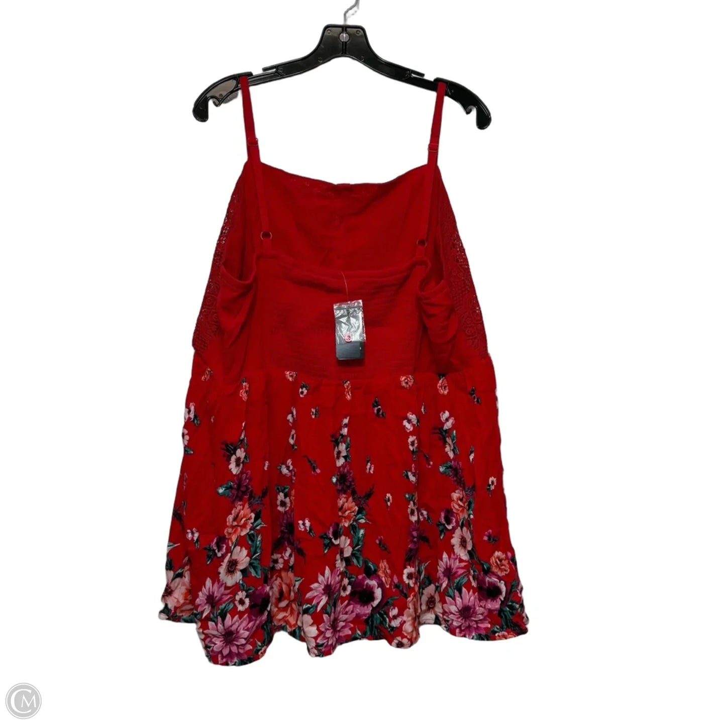 Top Sleeveless By Torrid In Red, Size: 3x