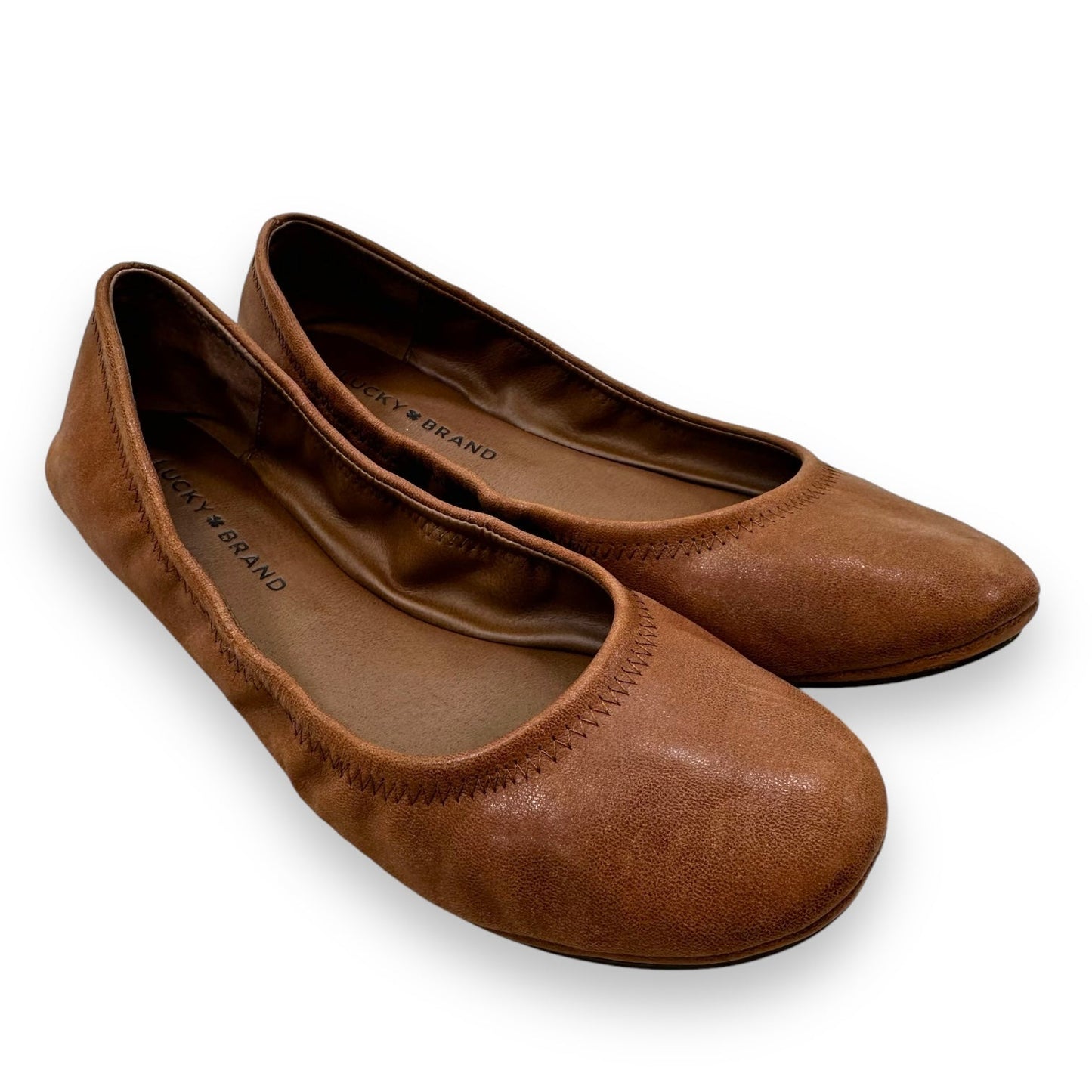 Shoes Flats By Lucky Brand In Tan, Size: 9