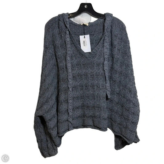 Top Long Sleeve By Pol In Grey, Size: L