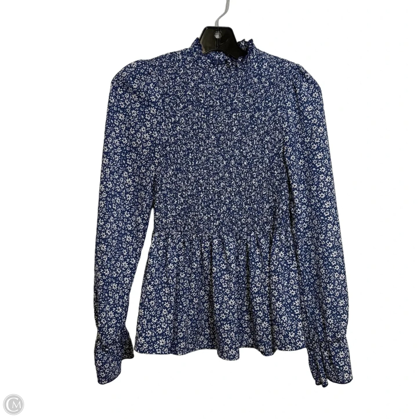 Top Long Sleeve By Miami In Blue, Size: Xs
