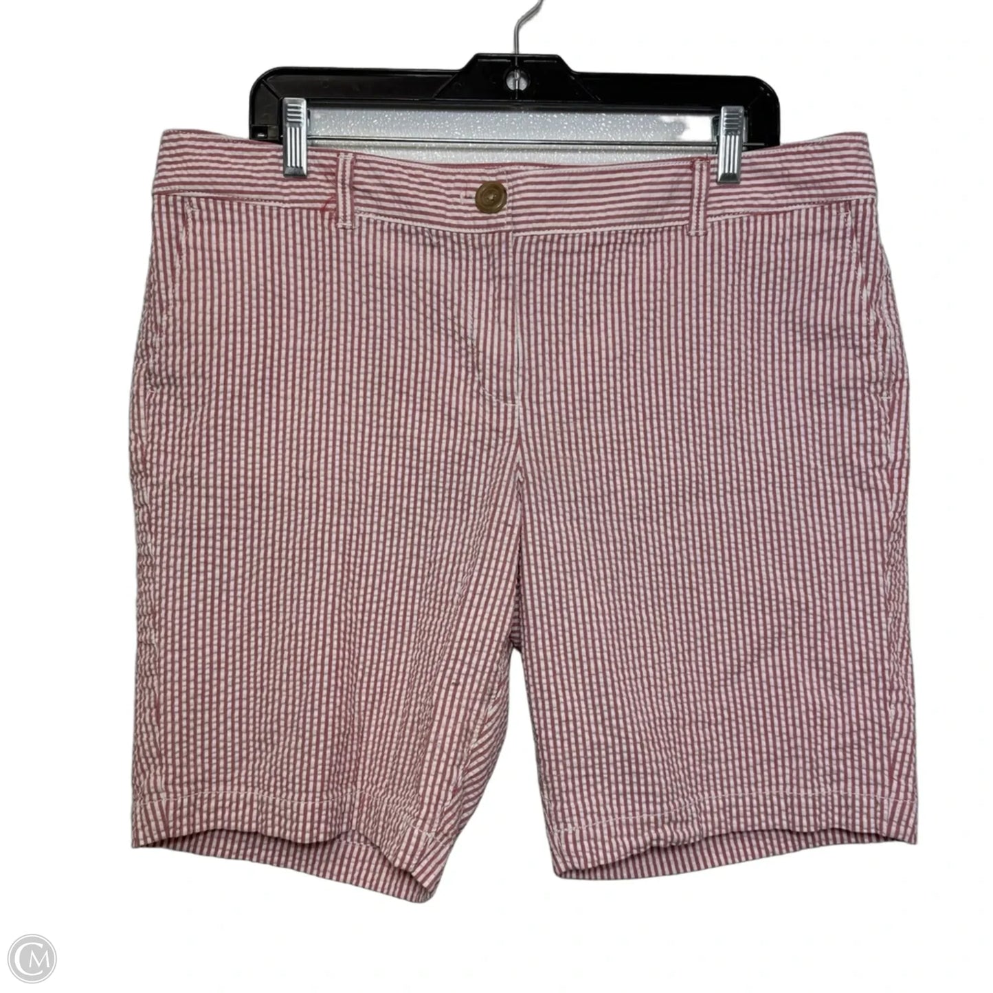 Shorts By Loft In Red & White, Size: 14