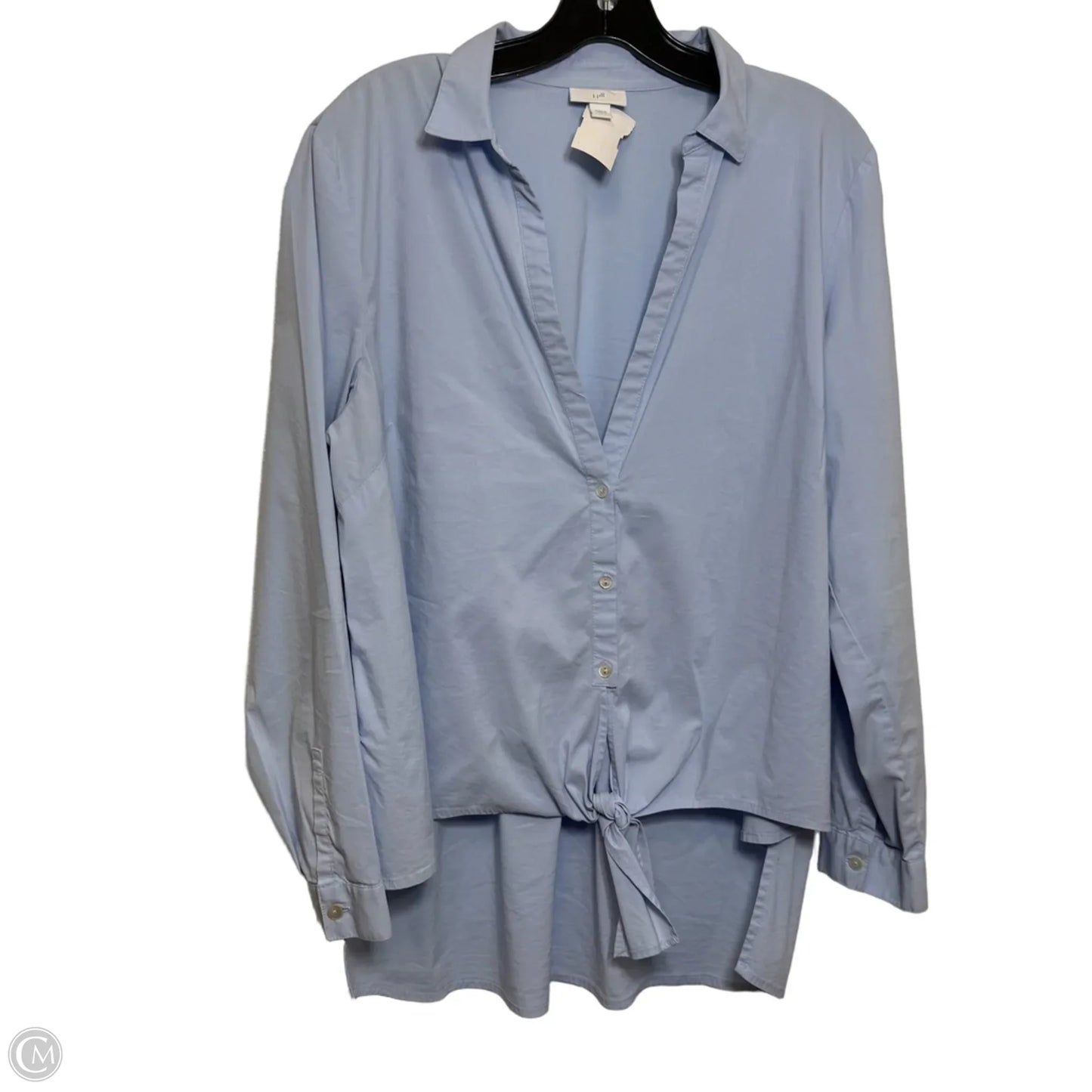 Top Long Sleeve By J. Jill In Blue, Size: L
