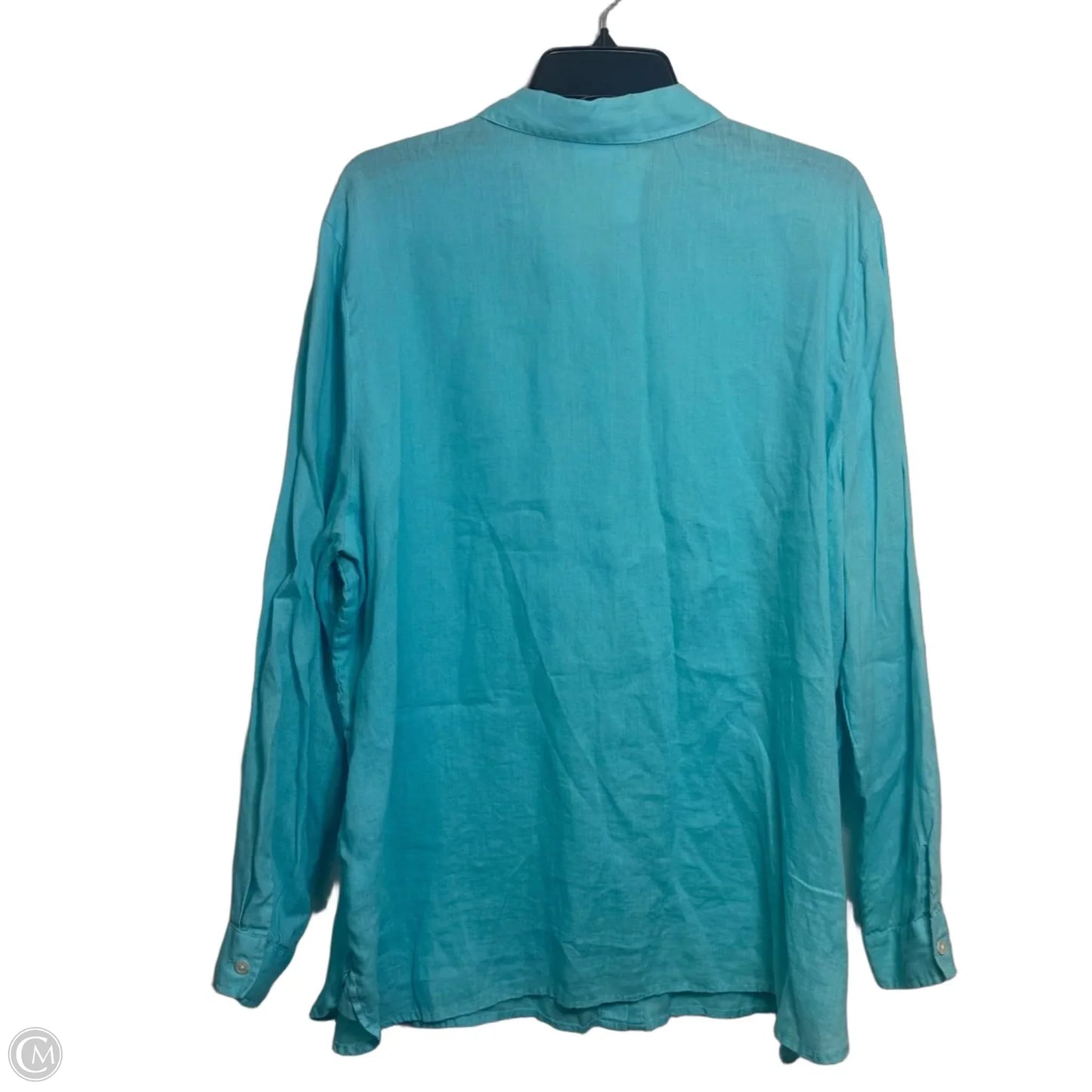 Top Long Sleeve By J. Jill In Blue, Size: Xl
