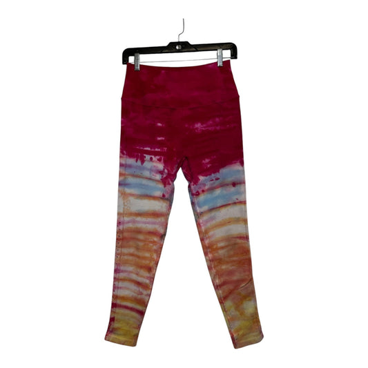 Athletic Leggings By Spiritual Gangster In Tie Dye Print, Size: M:L