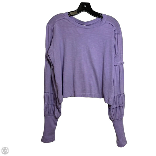 Top Long Sleeve By Pilcro In Purple, Size: S