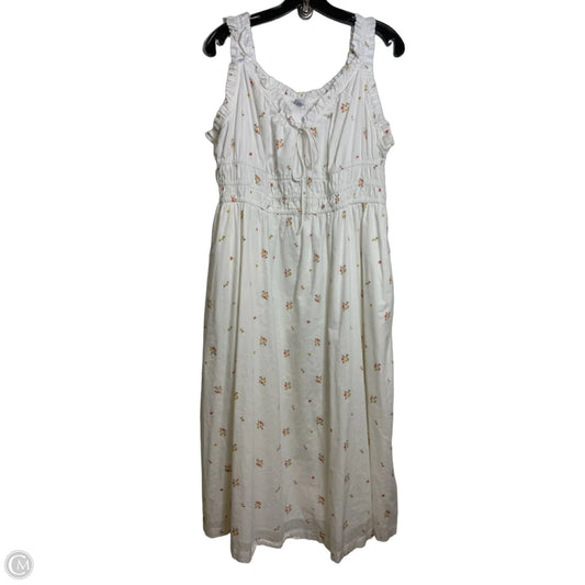 Dress Casual Midi By Old Navy In Multi-colored, Size: Xl