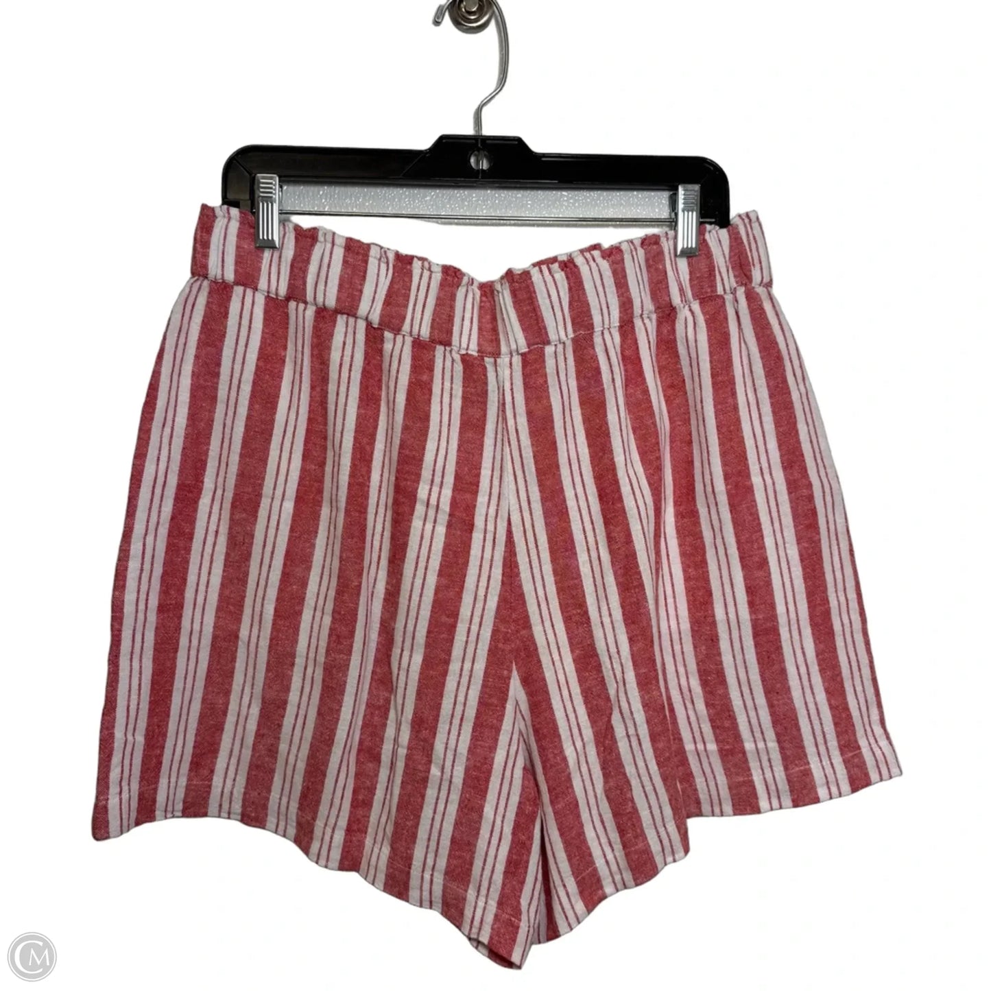 Shorts By Talbots In Red & White, Size: L