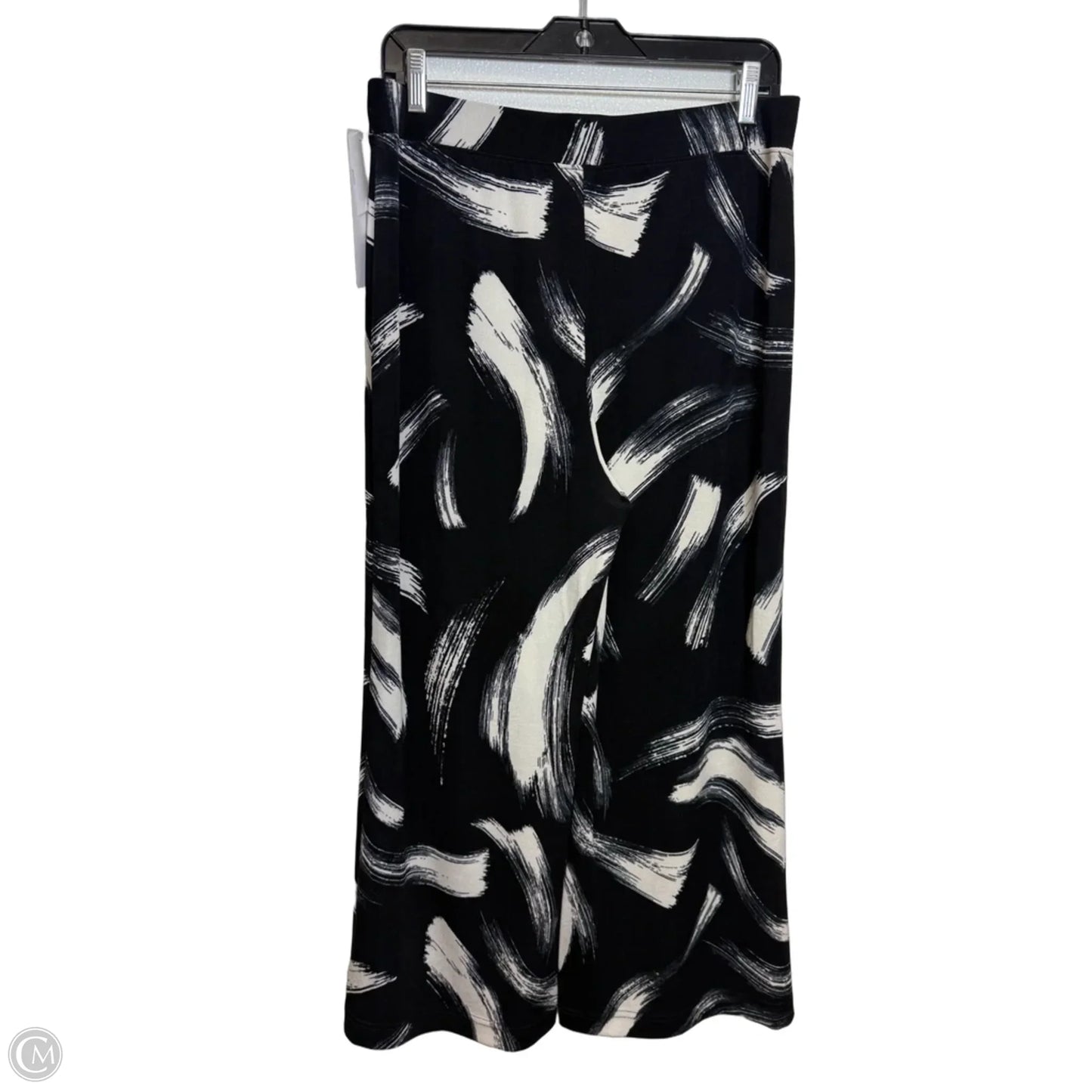 Pants Cropped By Chicos In Black & White, Size: S