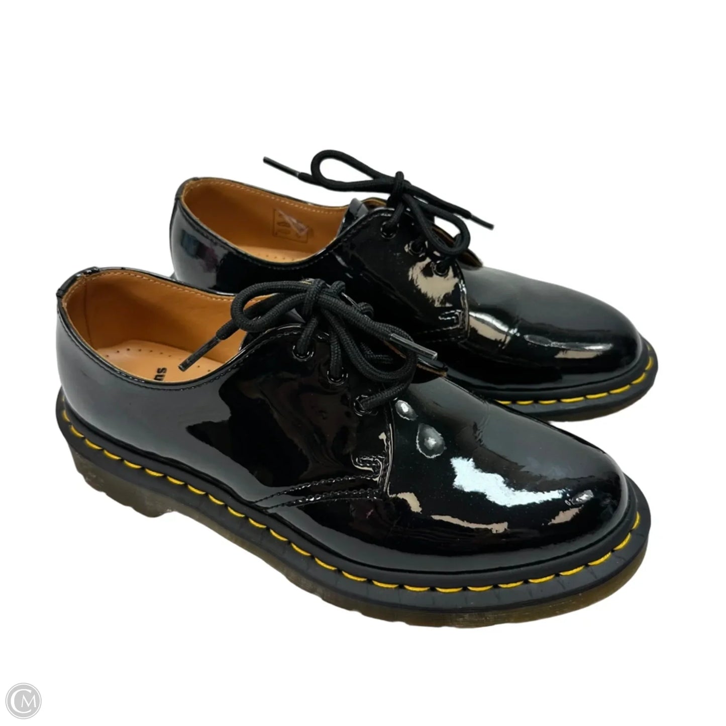 Shoes Flats By Dr Martens In Black, Size: 8