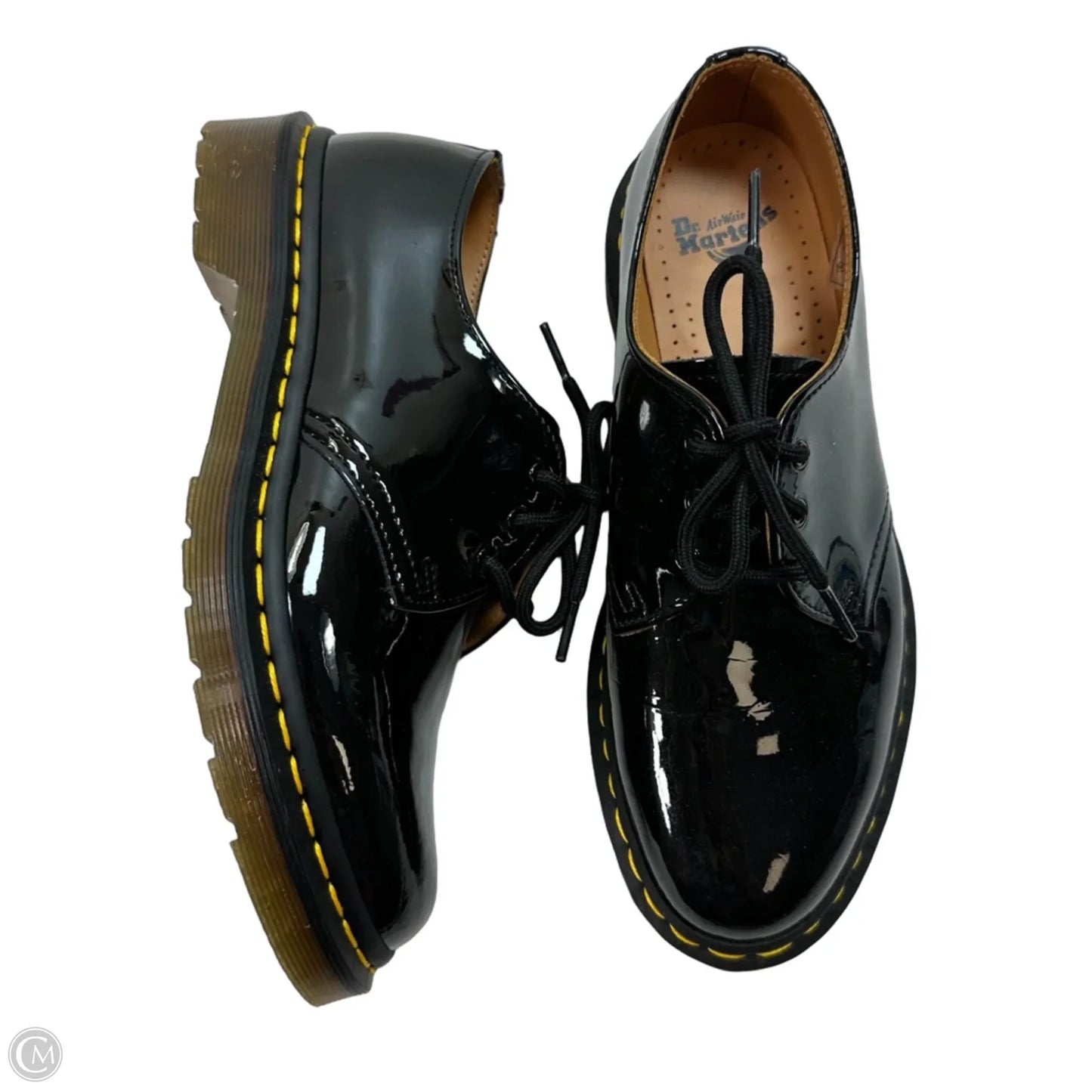 Shoes Flats By Dr Martens In Black, Size: 8