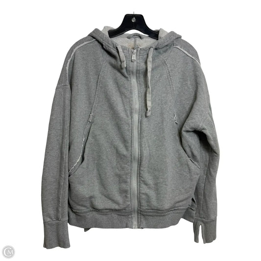 Athletic Jacket By Free People In Grey, Size: Xs