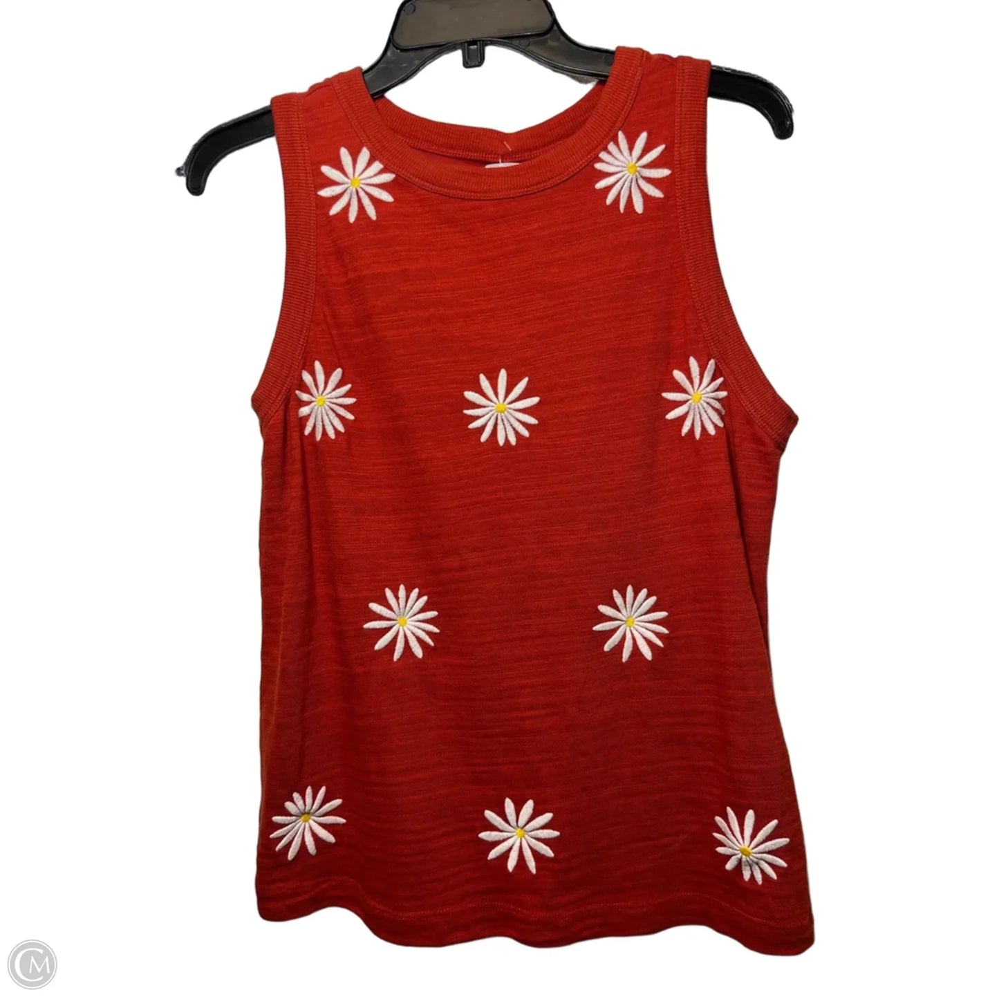 Top Sleeveless By Loft In Orange, Size: Xs