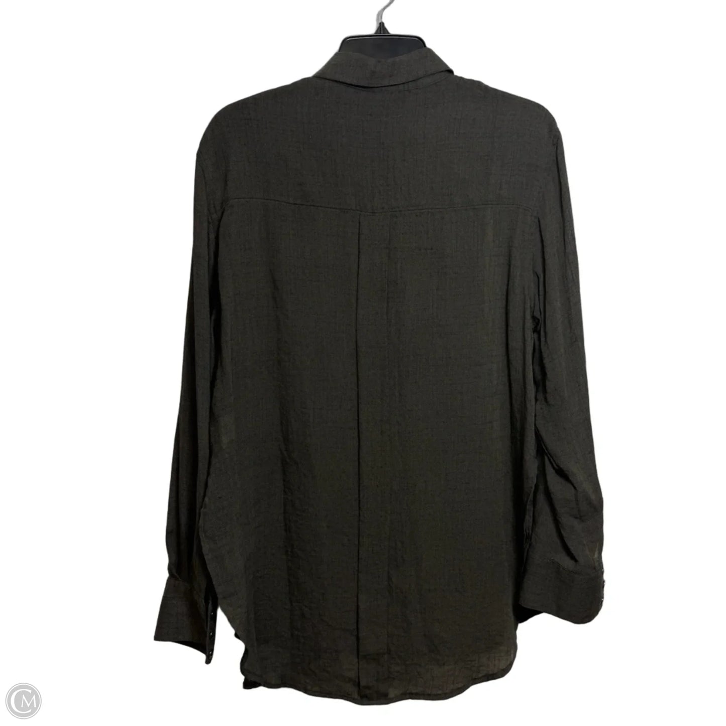 Top Long Sleeve By Free People In Green, Size: M