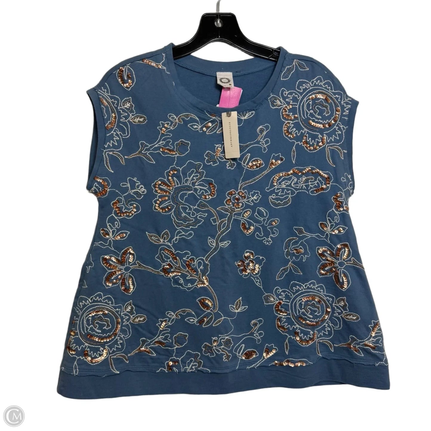 Top Sleeveless By Anthropologie In Blue, Size: Xs