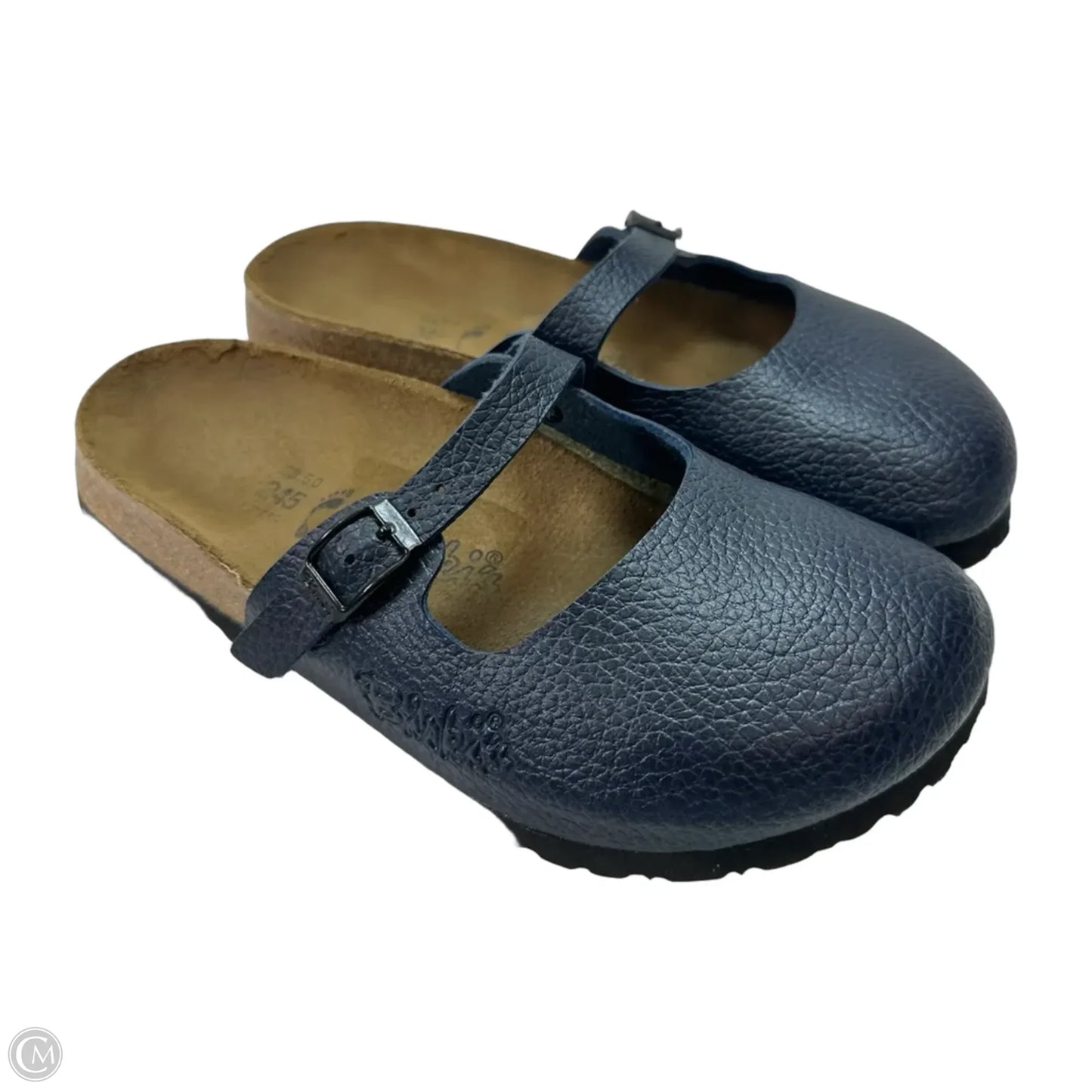 Sandals Flats By Clothes Mentor In Navy, Size: 7